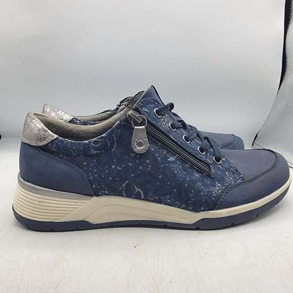 Spring Step Gabrielle Mens 6.5 Blue Sneaker Shoes Walking Work Wear Casual - Picture 7 of 14